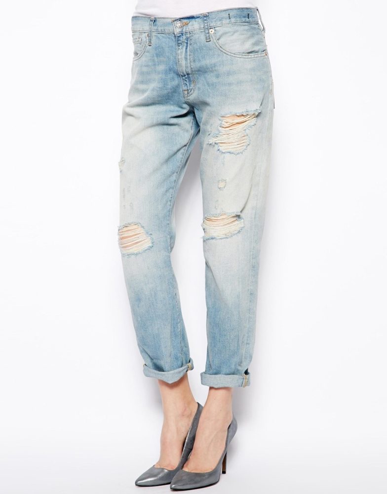 Рваные джинсы бойфренда Denim & Supply By Ralph Lauren