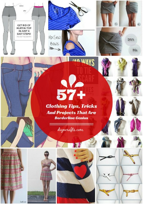 57 Clothing Tips, Tricks And Projects That Are Borderline Genius...