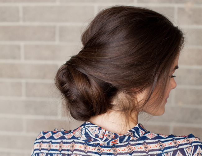 16 sock bun twist hairstyle long hair