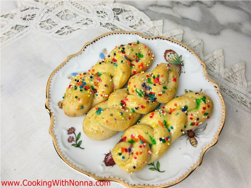 Olive Oil Braid Cookies