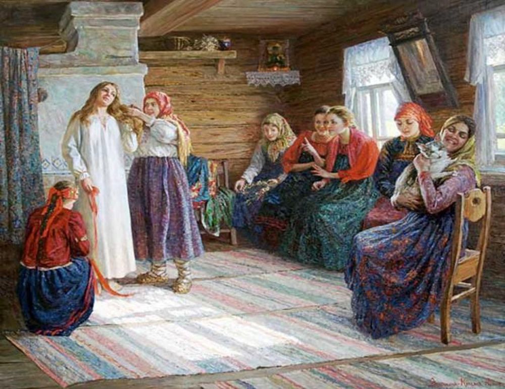 Тайны русской косы на полотнах русских живописцев, фото № 3
