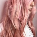Модное окрашивание волос - цвет розового золота