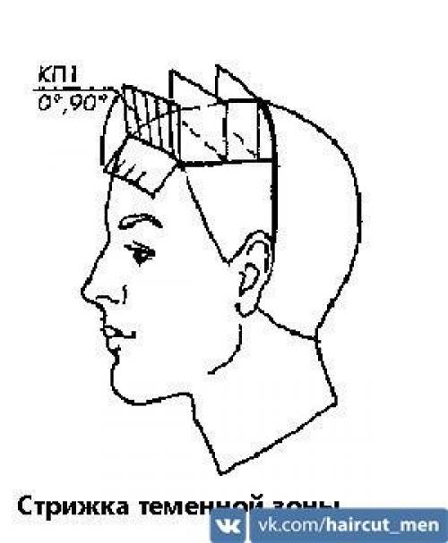 Схема мужской стрижки. Классическая мужская стрижка - точная пошаговая схема выполнения: