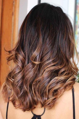 Dark Chocolate Hair With Caramel Ends Ombre #brunette #ombre