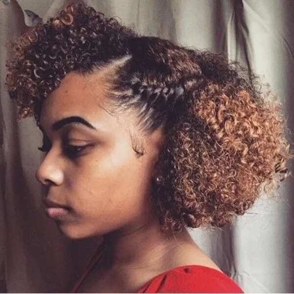 Curls with flat twist