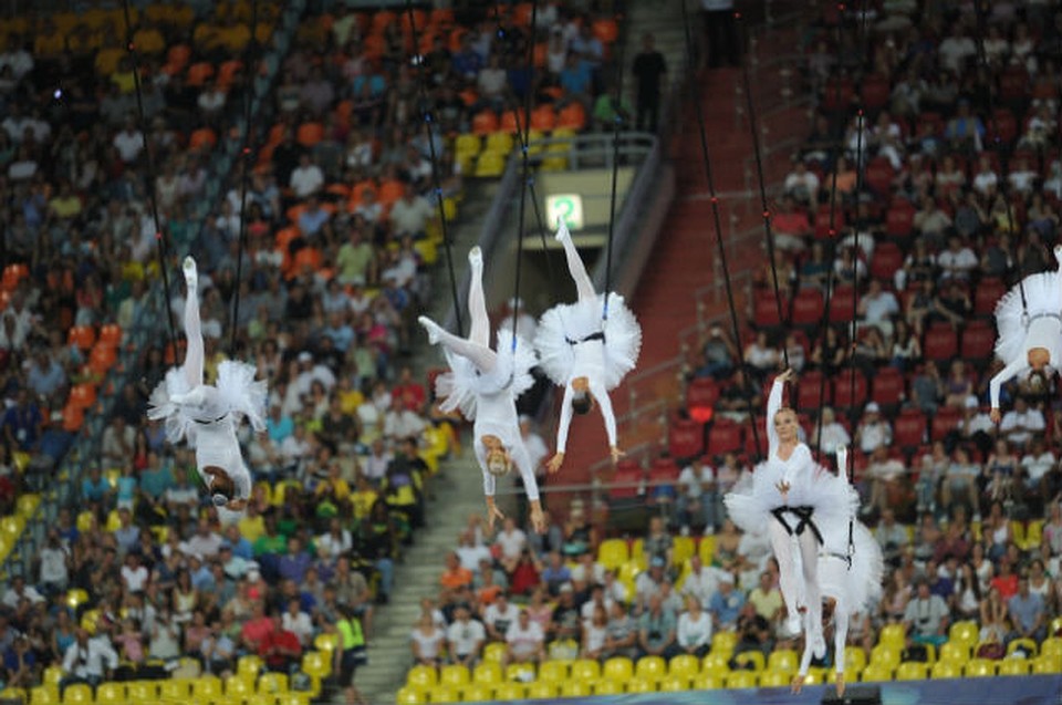 Церемония открытия чемпионата мира по легкой атлетике 2013 