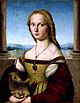 Lady with unicorn by Rafael Santi.jpg