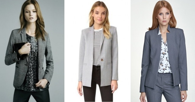 Серый пиджак – с чем носить и как создавать стильные образы?