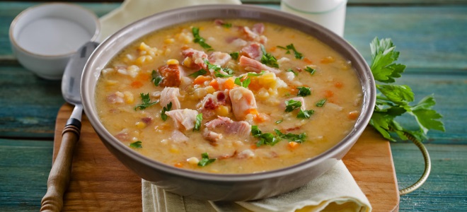 Гороховый суп рецепт с курицей в мультиварке