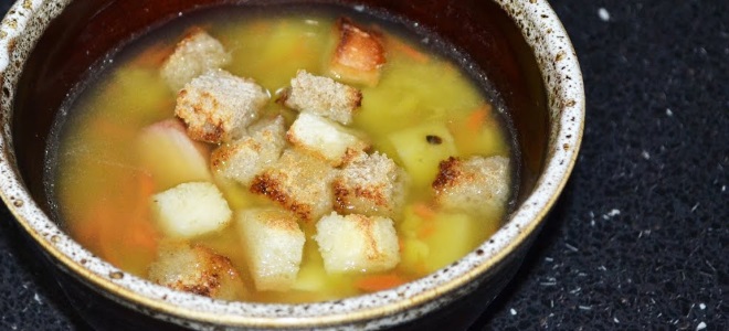 Суп гороховый постный - рецепт в мультиварке
