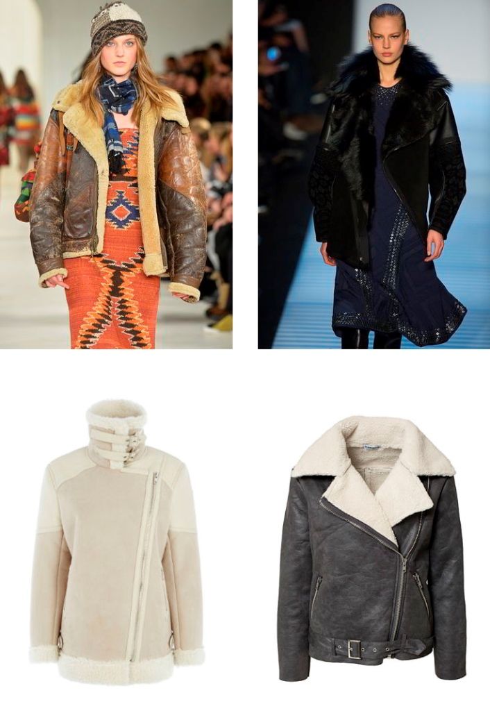 Модные дубленки осень - зима 2015