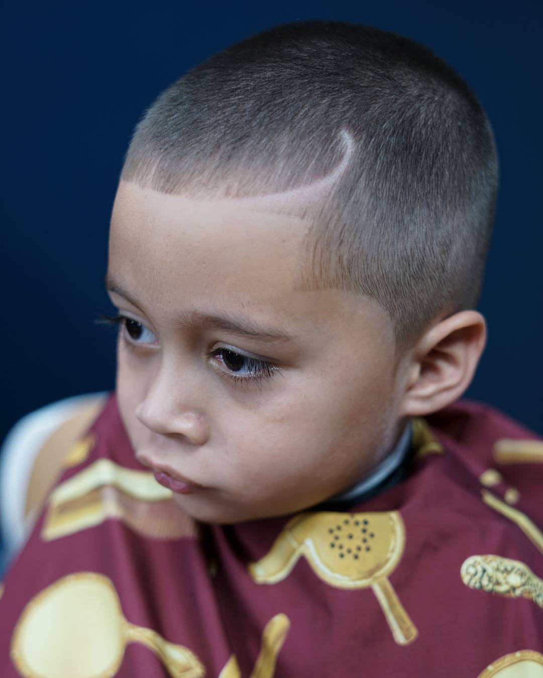 Sponge curls haircut for boy