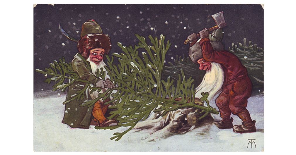 Рождественский базар. А. Бучкури. 1906 год