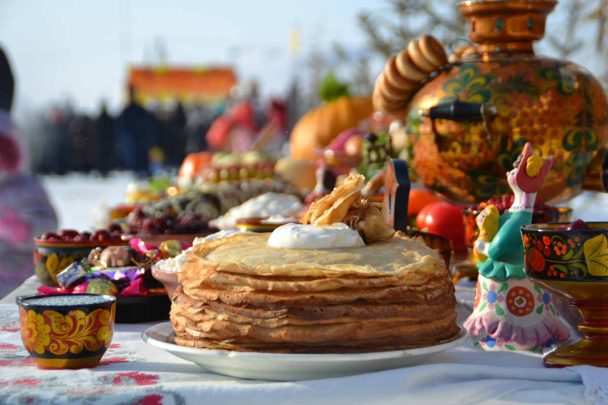 масленица, блины, блины со сметаной