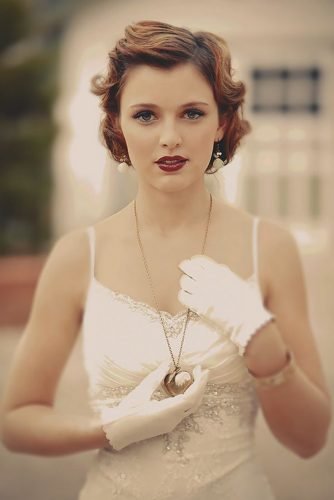 wedding hairstyles for short hair bob with birdcage veil maja tsolo photography