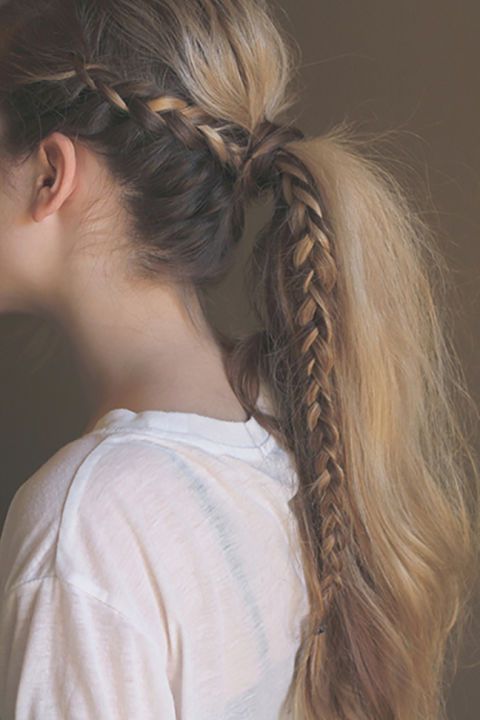 Плетение волос на длинные волосы